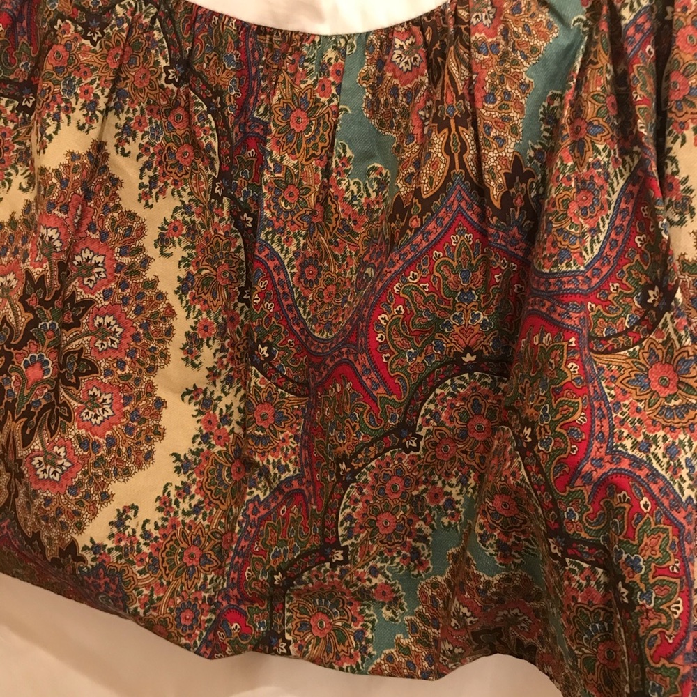 Ralph Lauren vintage Queen bedskirtEmerson Paisley